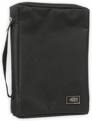 BC: Black Polyester With Fish Emblem XSmall