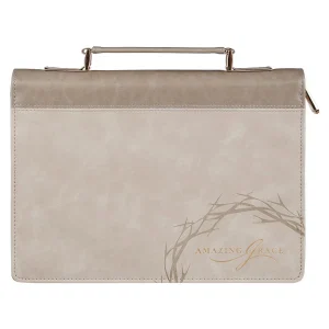 Bible Cover Fashion Taupe Amazing Grace Isa. 53:5