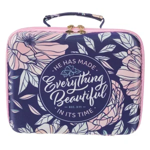 Bible Organizer Hardcover Floral Everything Beautiful Ecc. 3:19