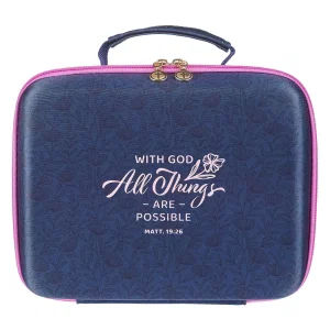Bible Organizer Hardcover With God All Things Matt 19:26