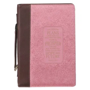 Bible Cover Pink Fashion I Know The Plans Jer. 29:11