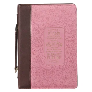 Bible Cover Pink Fashion I Know The Plans Jer. 29:11