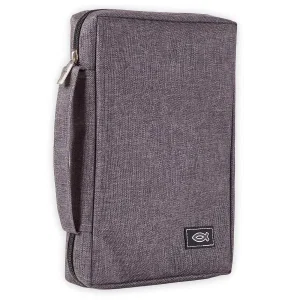 BC: Grey Poly-Canvas Value with Fish Badge Small