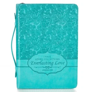 BC: Fashion Turquoise Everlasting Love Jer. 31:3 - Large