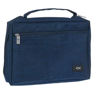 BC: Value Navy Ichthus Patch - Large