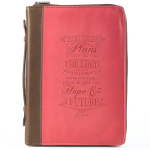BC: Fashion Pink/Brown I Know Plans Jer. 29:11 - Medium