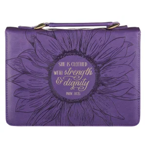 BC: Fashion Purple Strength & Dignity Prov. 31:25 - Medium
