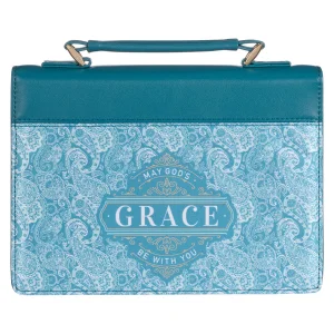BC: Fashion Teal/Paisley Printed God's Grace - Medium