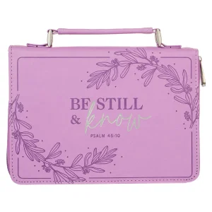 BC: Fashion Purple Be Still & Know Ps. 46:10 - Medium