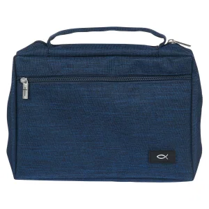 BC: Value Navy Ichthus Patch - Medium