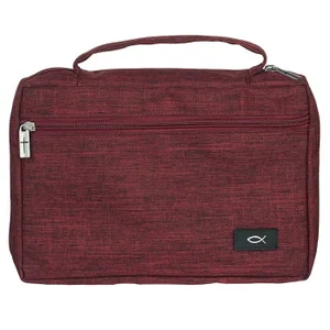 BC: Value Burgundy Ichthus Patch - Small