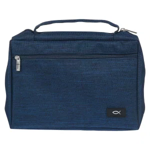 BC: Value Navy Ichthus Patch - Small