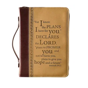 BC: Classic Tan/Brown I Know the Plans Jer. 29:11 - Ex Large