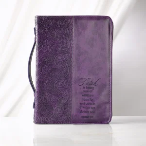 BC: Fashion Purple Faith Heb. 11:1 - Ex Large