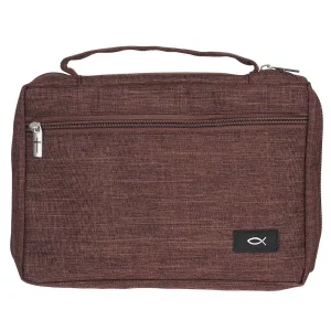 BC: Value Brown Ichthus Patch - Ex Large