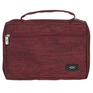 BC: Value Burgundy Ichthus Patch - Ex Large