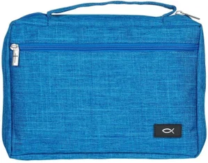 BC: Value Blue Ichthus Patch - Ex Large