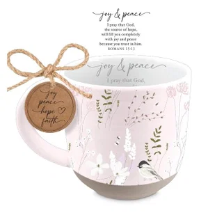 Ceramic Mug Spring Garden Joy & Peace