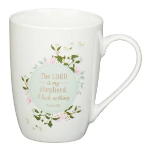 Mug Ceramic the Lord Is My Shepherd Psalm 23:1