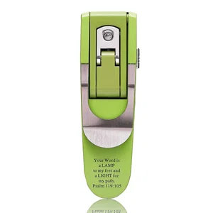 Green Hydraulic Pop-Up Book Light -Psalm 119:105