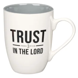 Mug Grey Trust in the Lord Prov. 3:5