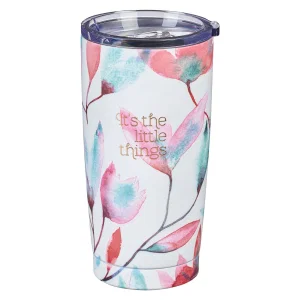 SS Travel Mug Pink Petals Little Things