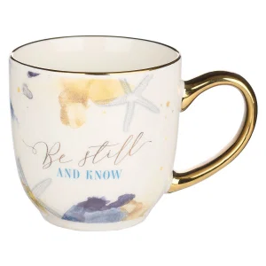 Mug White Beach Be Still & Know Ps. 46:10