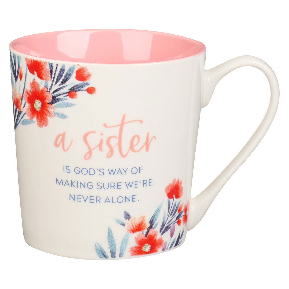 Image of Mug White/Pink Sister Prov. 31:29