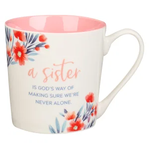 Mug White/Pink Sister Prov. 31:29