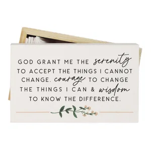 Serenity Prayer - Prayer Box