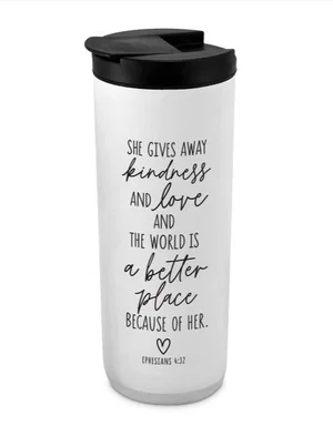 Tumbler 20oz. Kindness & Love Eph. 4:32