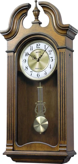 WSM Tiara Wooden Musical Wall Clock