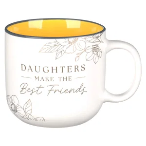 Daughters Make the Best Friends Ceramic Coffee Mug - Proverbs 3:15