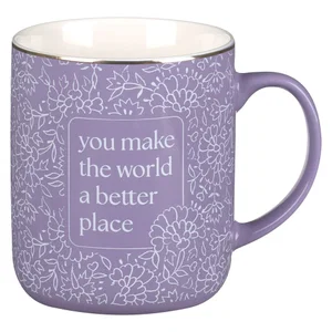 Mug Purple You Make the World A Better Place