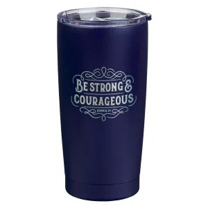 Tumbler SS Navy Be Strong Josh. 1:9
