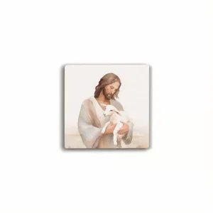 Faith Collection Coaster - Jesus & The Lamb