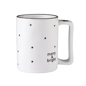 Holiday Organic Mug - Merry & Bright 16 oz