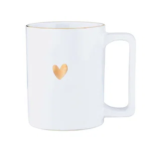 Gold Foil Organic Mug - Holiday Love