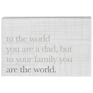 To the World Dad - Small Talk Rectangle