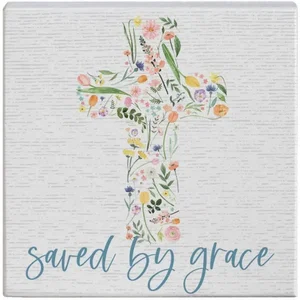 Saved By Grace Cross - Small Talk Square