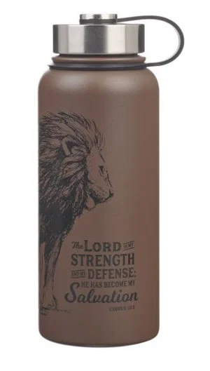 Water Bottle SS Brown Strength and Defence Ex. 15:2