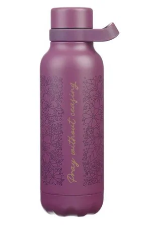 Water Bottle SS Purple Pray Without Ceasing