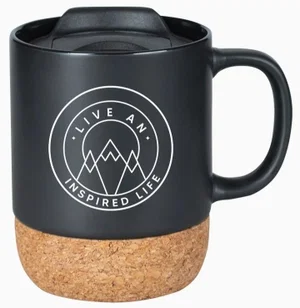 Live An Inspired Life - Cork Mug