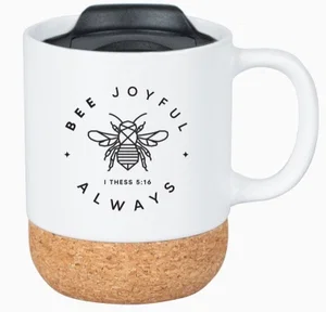 Bee Joyful - Cork Mug