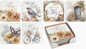 Floral Assorted - Coaster Set