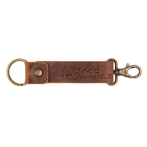 Leather Strap  The Lord is My Shepherd  Ps 23