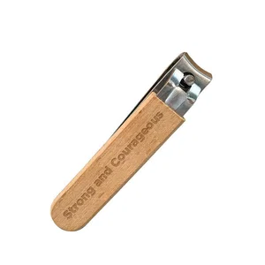 Beechwood Nail Clipper - Strong and Courageous