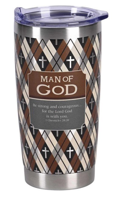 Tumbler Man Of God 1 Chron. 28:20 20 Oz