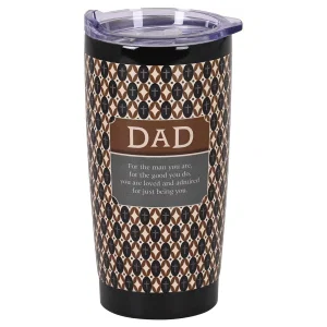 Tumbler Dad Blessed Is The Man 20 Oz