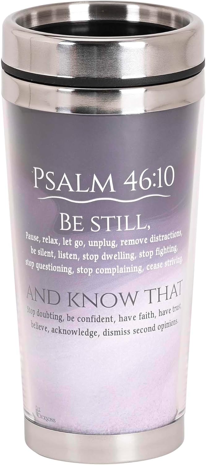 Travel Mug Be Still And Know I Am God